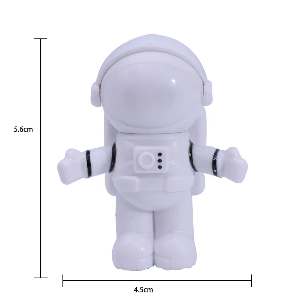 Przenośna lampka LED USB, astronauta, do czytania i biurka